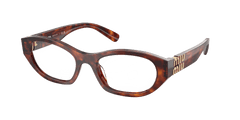 Miu Miu - MU 03WV 21C1O53 - Havana Mahogany - Óculos de Grau